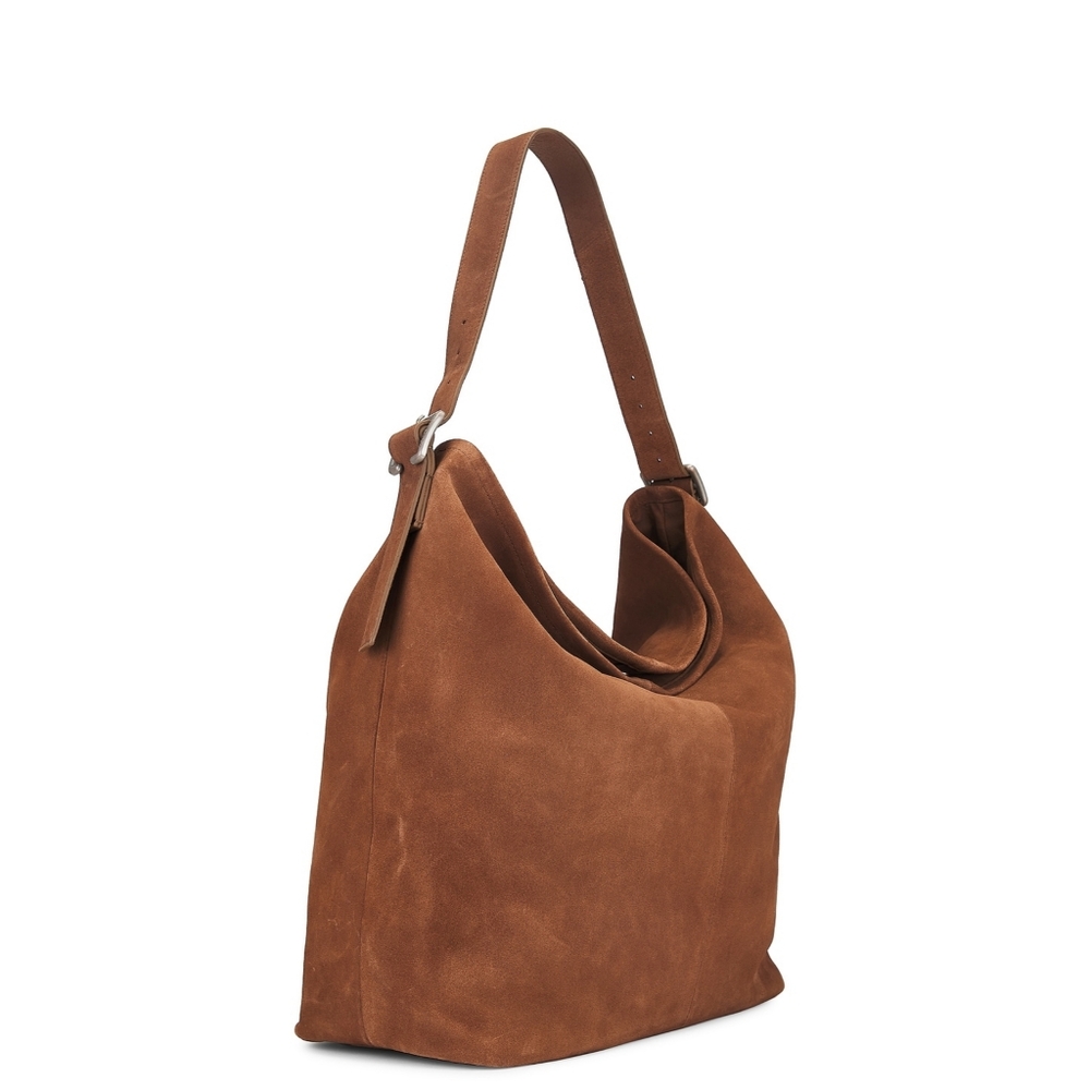 Free People We The Free Honor Hobo Bag‎ Leather Saddle Brown